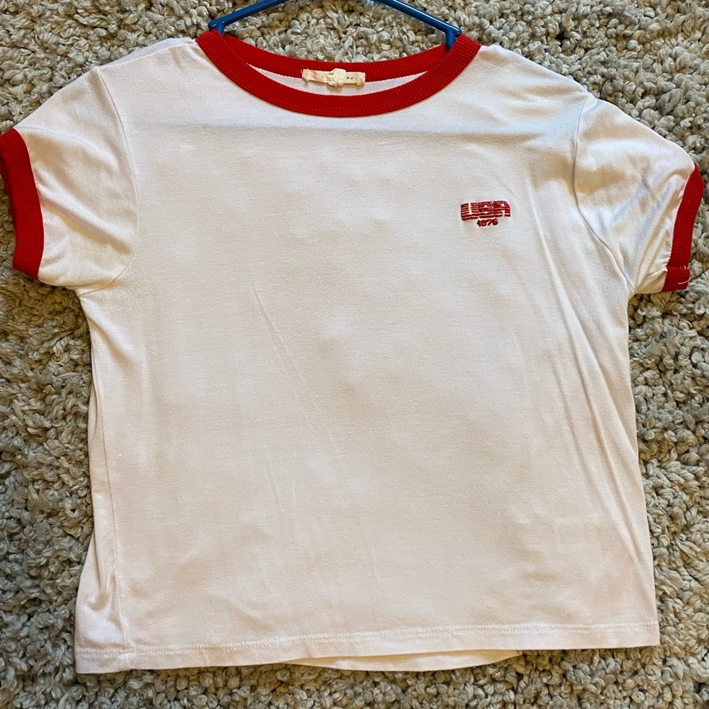 Woman’s short sleeve “USA” tee shirt